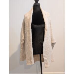 Anthropologie Sleeping On Snow Cozy Cardigan Med Beige